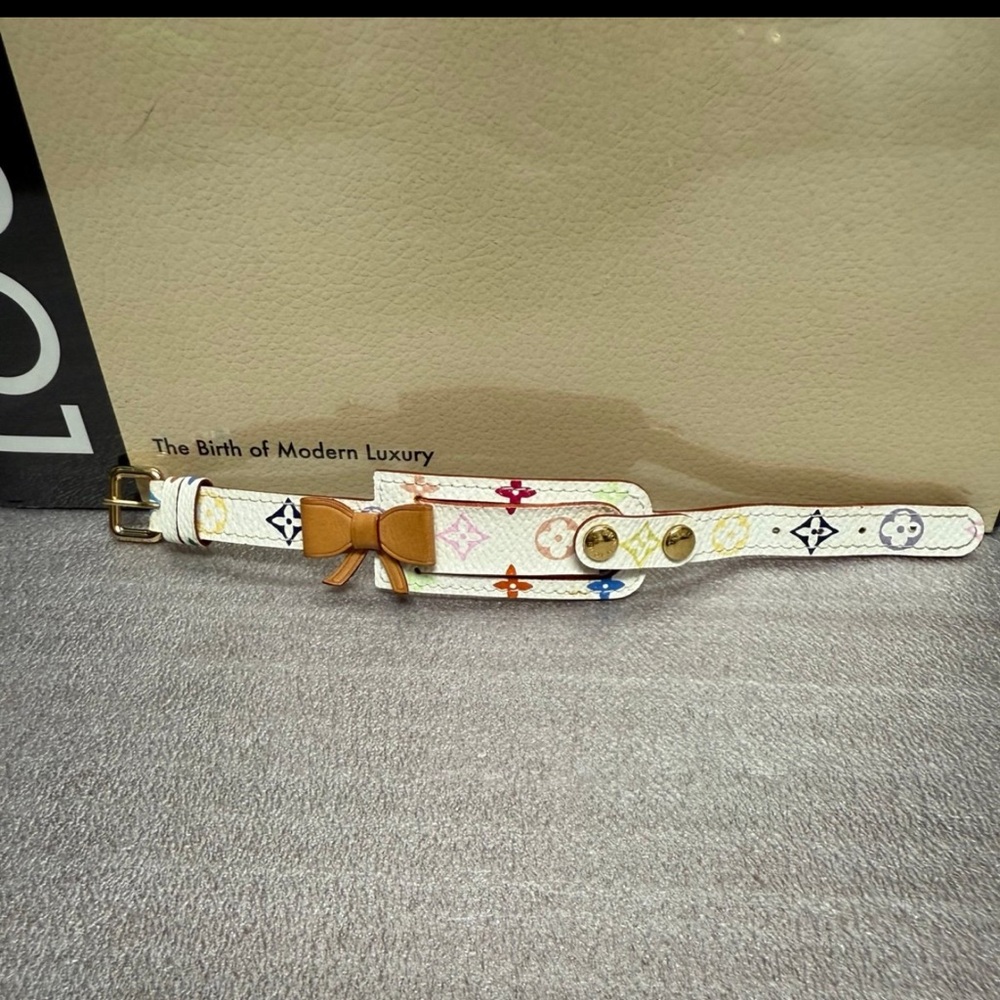 Louis Vuitton Multicolor Address Wish Bracelet White